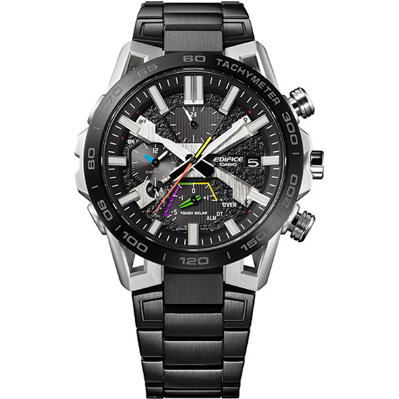 Pre-owned Casio Edifice Eqb-2000ydc-1ajf Sospensione Bluetooth Analog Digital Men`s Watch