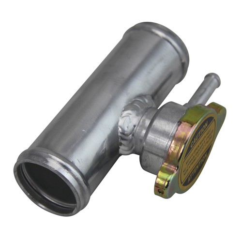 ALUMINUM IN LINE RADIATOR HOSE FILLER NECK/CAP（38MM）HOSE 11/2