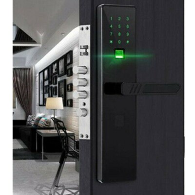 Smart Biometric Fingerprint Lock Electronic Keyless Password Door Lock Security 