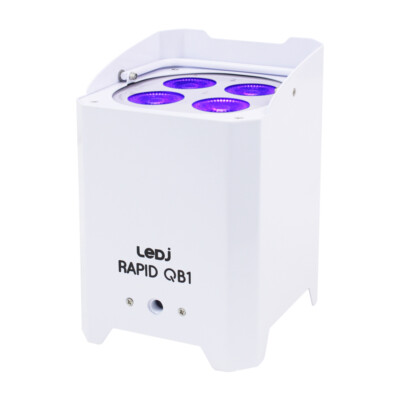LEDJ Rapid QB1 HEX RGBWAUV (White Housing)