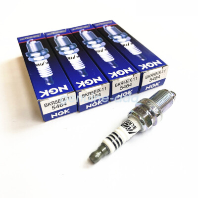 4pcs Iridium Spark Plugs BKR5EIX-11 5464 For GEO HYUNDAI KIA MAZDA NISSAN ISUZU