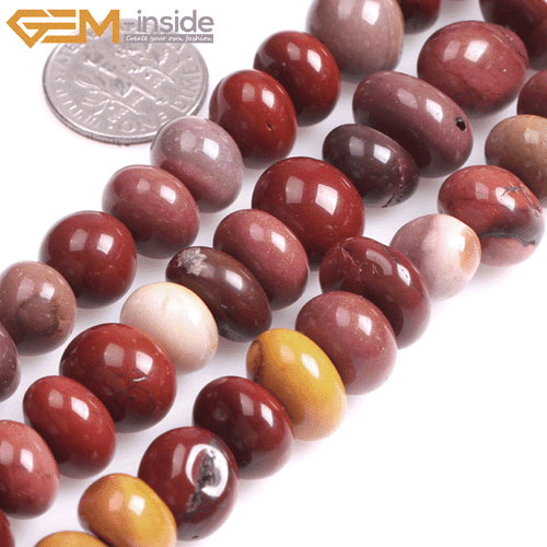 8x12mm Natural Gemstones Nugget Potato Freeform Beads For Jewellery Making 15