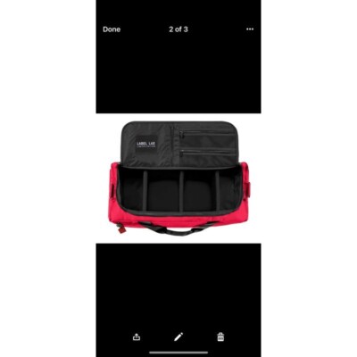 Label Lax Sneaker Duffle Travel Bag