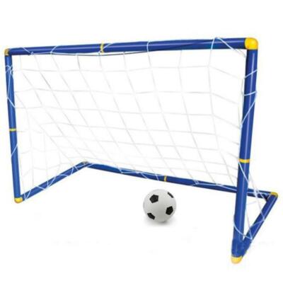 Sports Small Football Gates Soccer Ball Goal Post Net Set Kids Sport Indoor Game