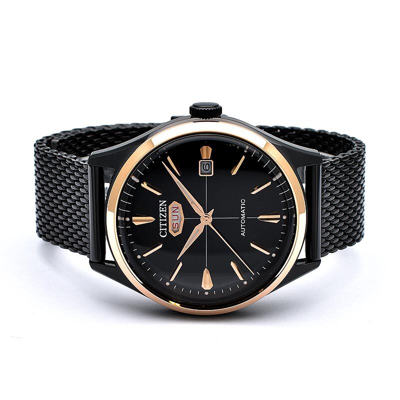 Pre-owned Citizen Collection Record Label Nh8396-82e C7 Mechanical Automatic Watch Men's