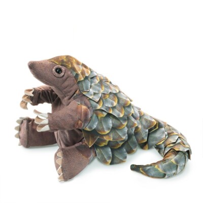NEW PLUSH SOFT TOY Folkmanis 3185 Pangolin Hand Puppet