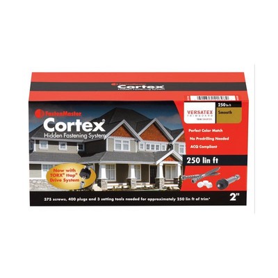 FastenMaster Cortex No. 9 S X 2 in. L Star Trim Screws with Plugs 1 pc