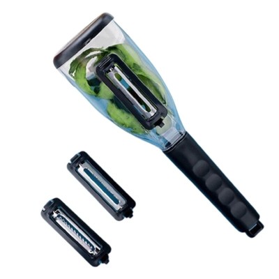 Portable Multipurpose Three-in-one Peeler Fit for Fruits and Vegetables