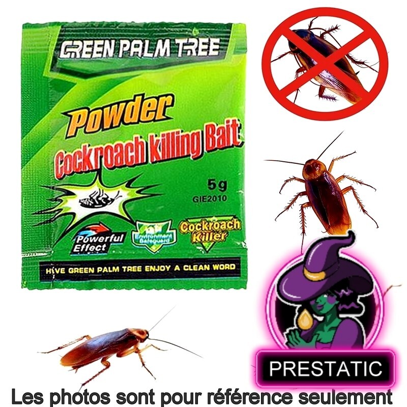 Produits Anti Cafards, Blattes, Rampants, Nuisibles, Cafard, Insecticide 12 Pcs