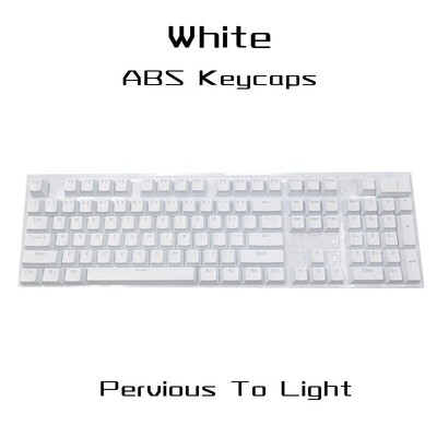 Keycaps Mechanical Keyboard Computer Accessories Double Color Universal 108 Keys