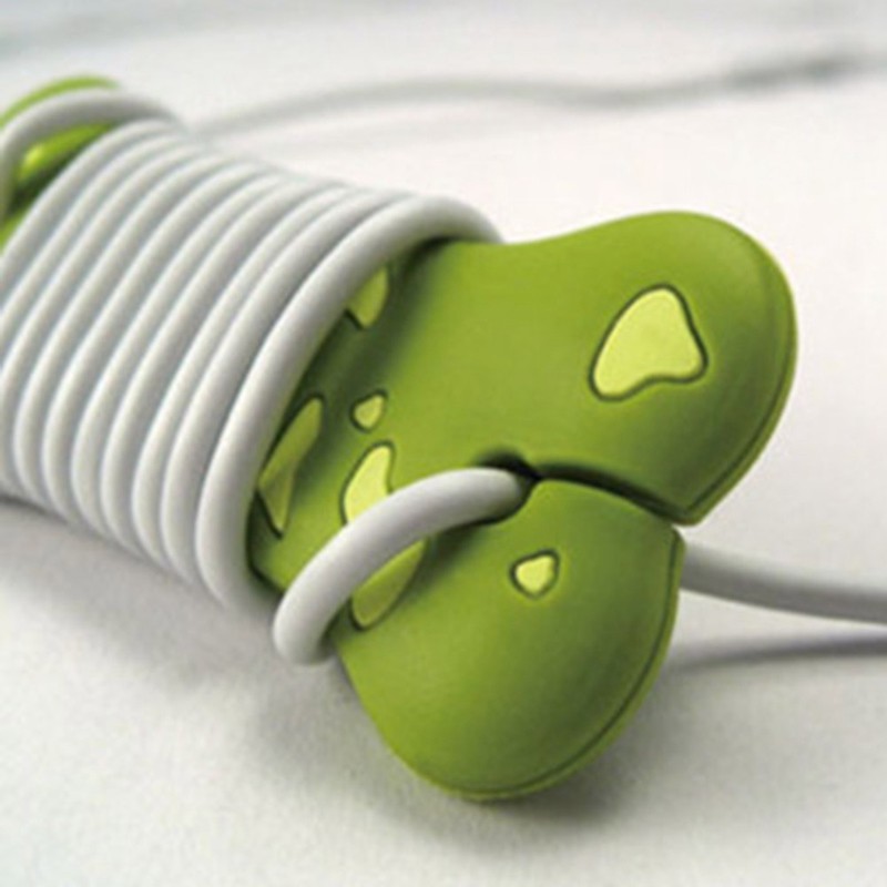 2x Cute Headphone Earphone Cord Winder Wrap Cable DIY Tidy Organizer
