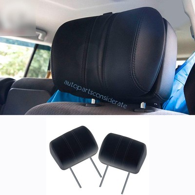 For Toyota Land Cruiser 2008-2020 2021 Black Leather Seat Headrest Replacement