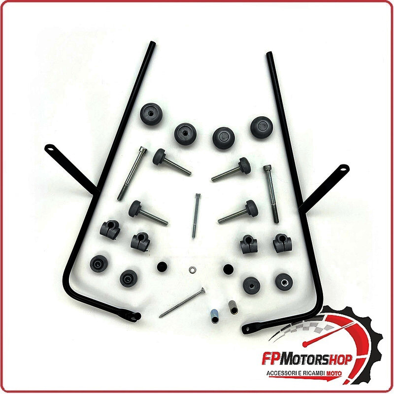 KIT ATTACCHI PARABREZZA SCOOTER PER DAELIM NS 125/150 99> GARELLI CONFORT 125 06