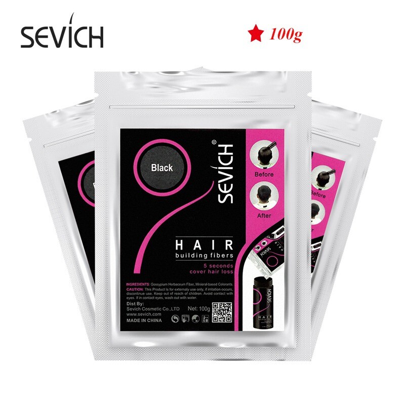 Sevich Hair Building Fiber Powder Thickening Fibers Hair Loss Treatment 100g US