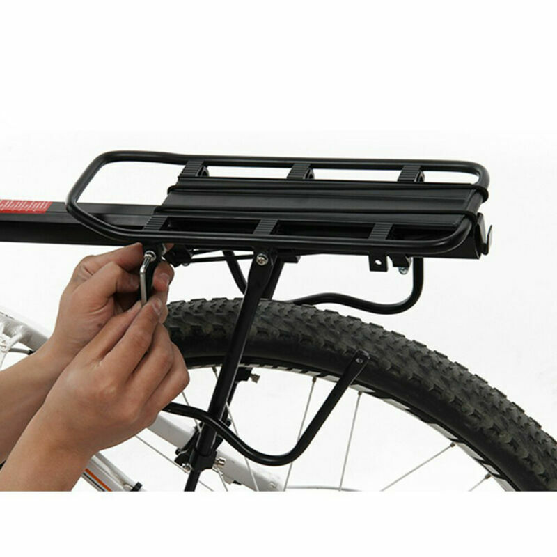 Carrier & Pannier Racks Rear Bike Rack Heavy Duty Alloy Bicycle Carrier