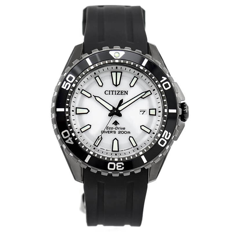 Pre-owned Citizen Promaster Marine Bn0197-08a Eco-drive Solar Diver 200m Men Watch Box