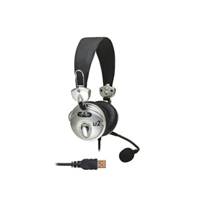 CAD AUDIO USB Stereo Headphones with Cardioid Condenser Microphone, 6’ USB Cab