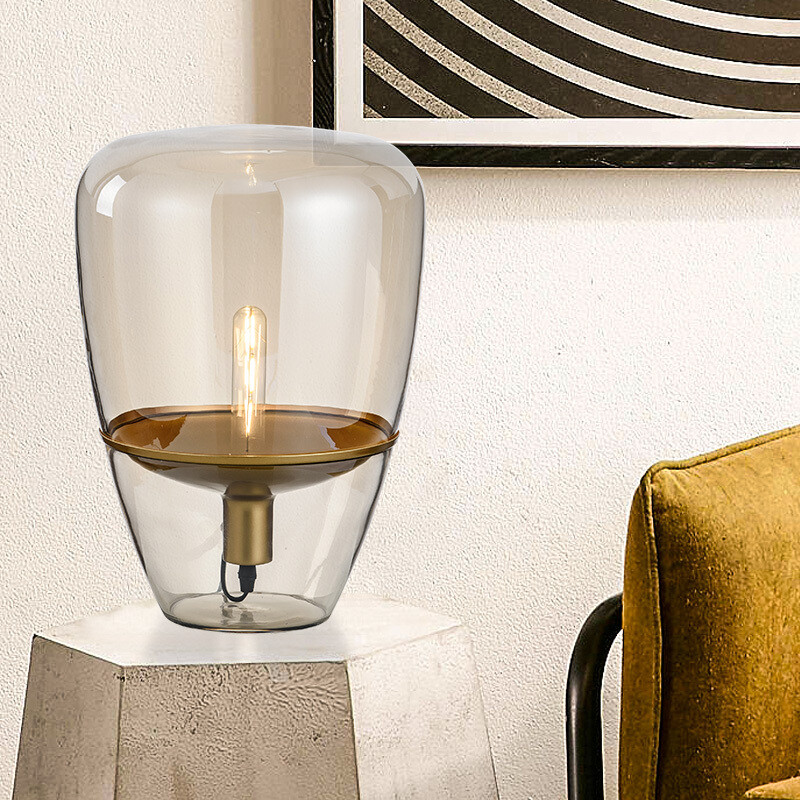 Details About Glass Table Lamp Office Reading Light Bedroom Desk Lamp Study Room Table Lights