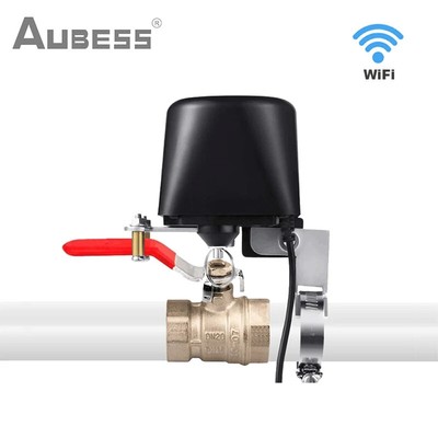 Tuya ZigBee WiFi Smart Water Gas Leakage Valve ON/OFF Auto Control Countdown Tim