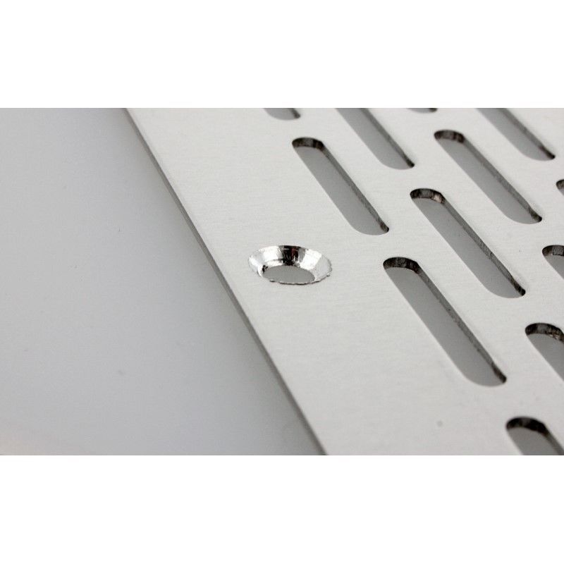 Aluminium Lochblech Lüftungsgitter Lüftung diverse Breiten Lochung 20mm x 3mm - Bild 2