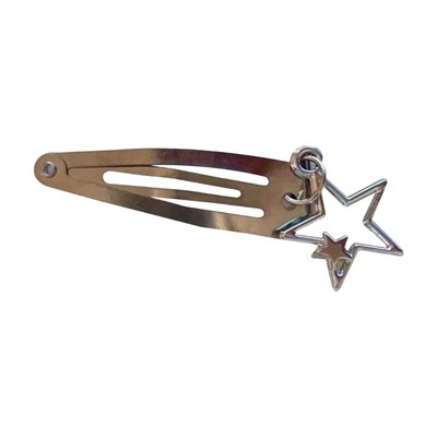 Star Pendant Shaped Hair Clip Women Girl Star Pendant Hairpin Hair Barrette