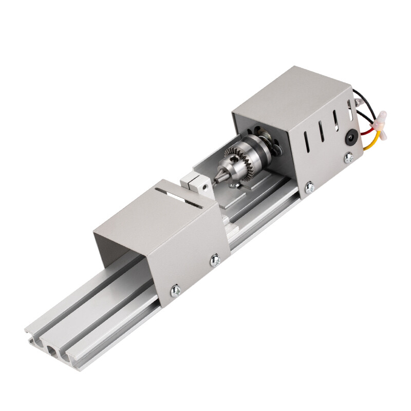 Mini Lathe Beads Polisher Machine Wood Lathe DIY Bench Top 