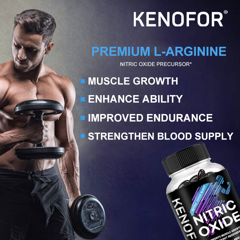 Nitric Oxide Capsule L Arginine 3X Strength-Support Nitric Booster for Strength