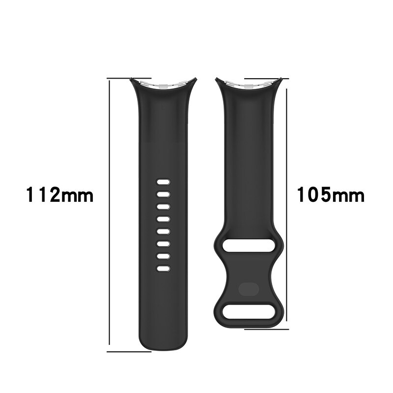 For Google Pixel Watch 3 41/45MM Replacement Strap Silicone Sports Watch Band