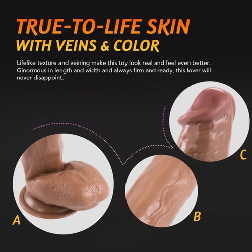 12 Inch Silicone Realistic Huge Dildo Cock Suction Cup Women Sex Toys Thick Dong