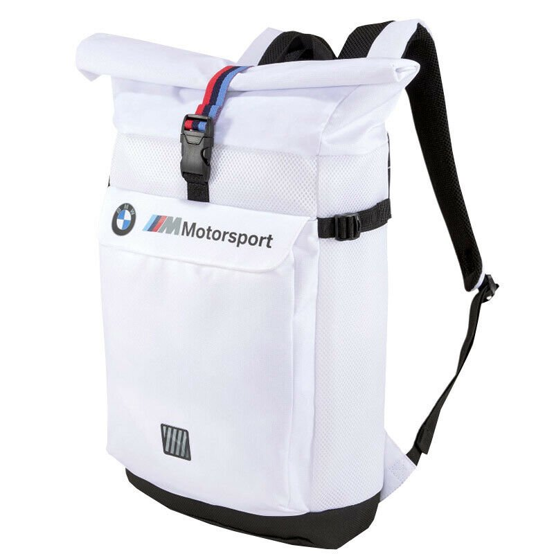 Puma BMW M Motorsport Roll Top Utility Lifestyle Backpack