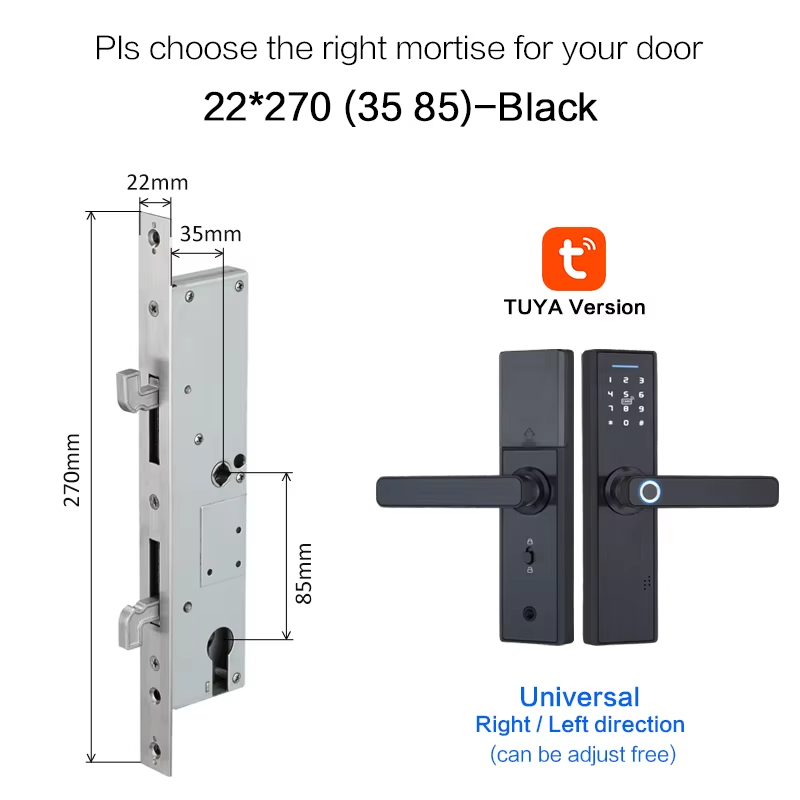 Tuya Biometric Fingerprint Lock, Security Intelligent Smart Lock With WiFi APP P