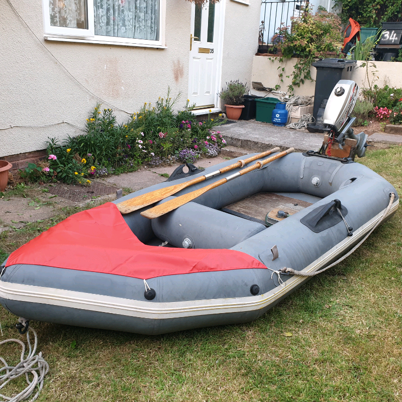 Avon inflatable dinghy and outboard motor in Teignmouth, Devon Gumtree