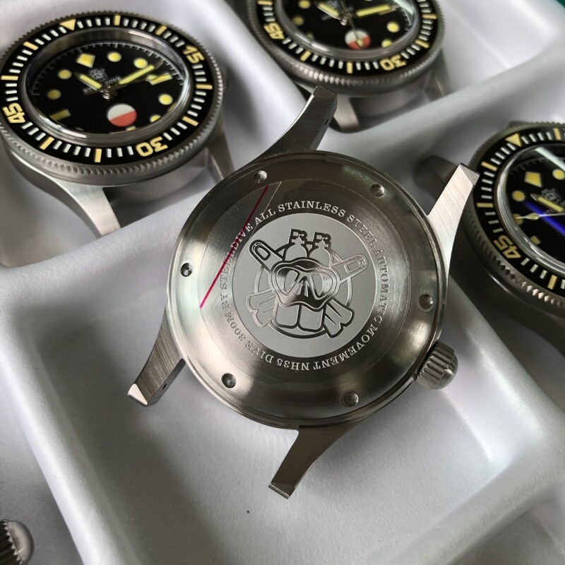 Pre-owned Steeldive Luxury Mens Sport Watches 30atm Waterproof Men Dive Automatic Watch