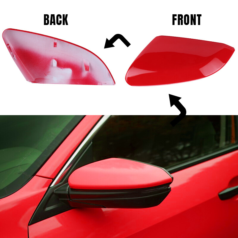 Driver Left Side Mirror Cover Cap For Honda Civic 2016 2017 2018 2019 2020 2021