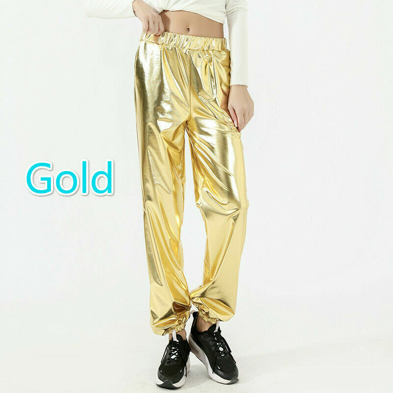 women-shiny-metallic-harem-pants-wet-look-trousers-baggy-dance-club-party-bar