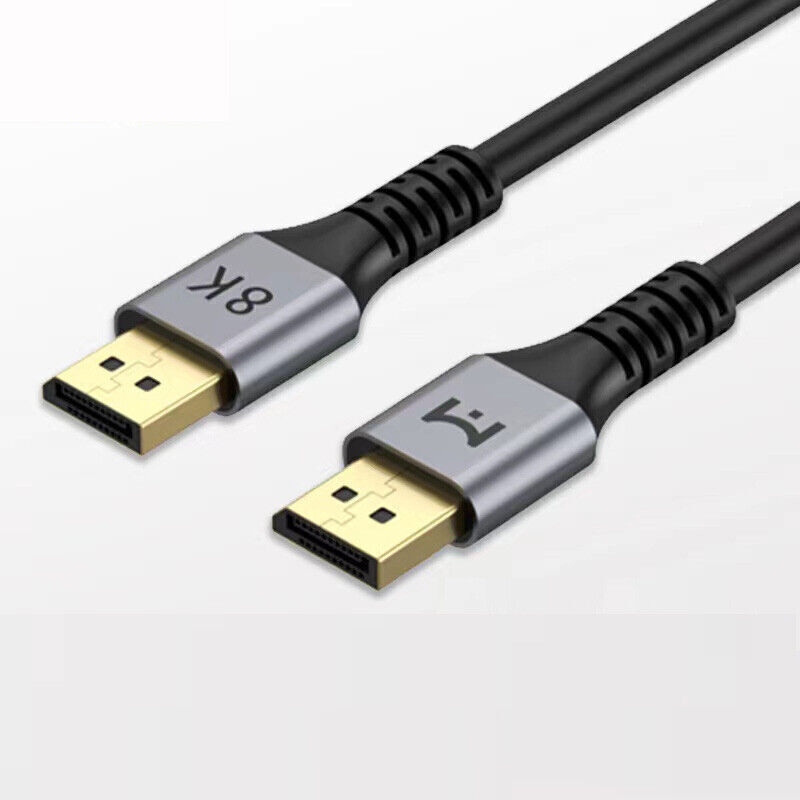 Display Port to Display Port Cable HDR DP 1.4 Male to Male 8K UHD Cord 5/10/15FT