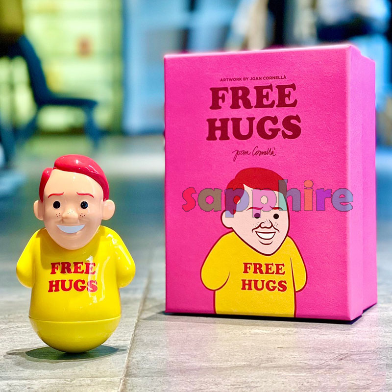 Spanish Artist Joan Cornellà FREE HUGS Vinyl Tumbler Doll