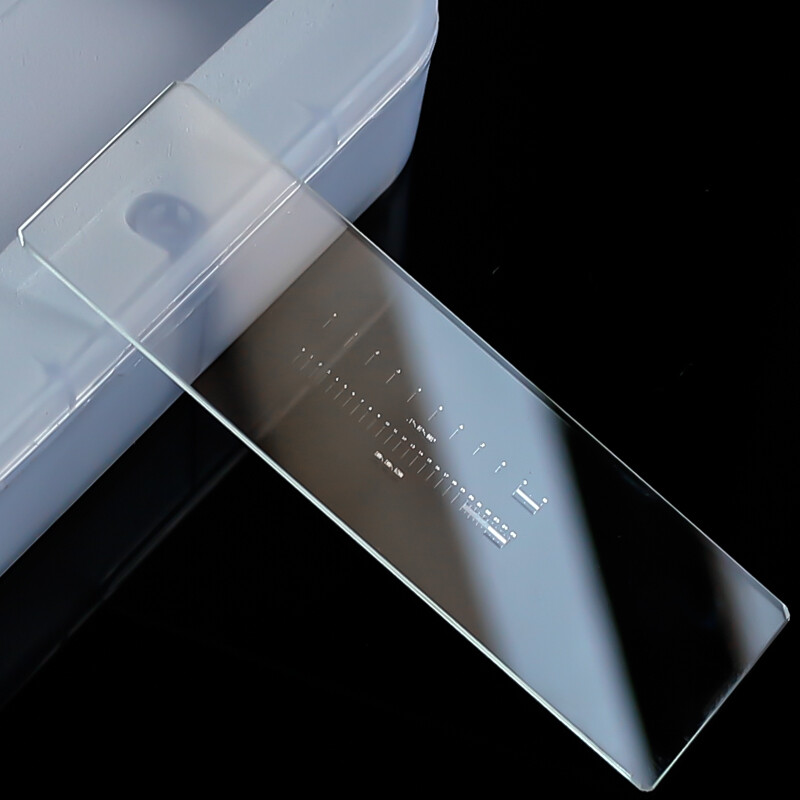 Microscope Calibration Micrometer Reticle Optical Glass Ruler Slides