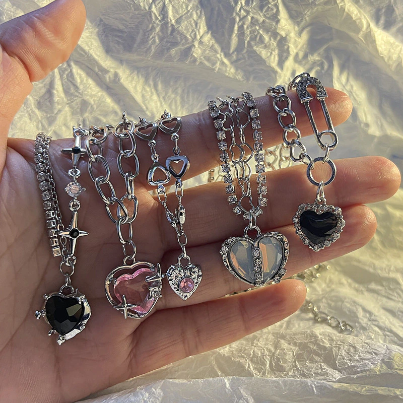 ★Hei★ [Jeon Hye-jin wearing][sv925] raindrop pendant neckl BTS JIN - Necklace RUNSEOKJIN_EP. TOUR MD