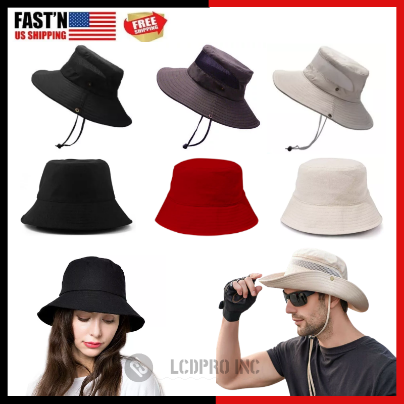 Outdoor Fashion Bucket Hat Cap Visor Sun Summer Unisex