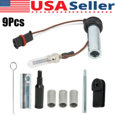 9Pcs 2Pin Glow Pin Plug Kit For Eberspacher Espar Airtronic Heater D2 D4 D4S NEW