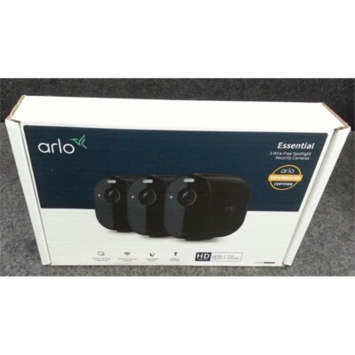 Arlo VMC2330B-100NAR Essential 3 Wire-Free Spotlight Security Cameras Mfg Repair