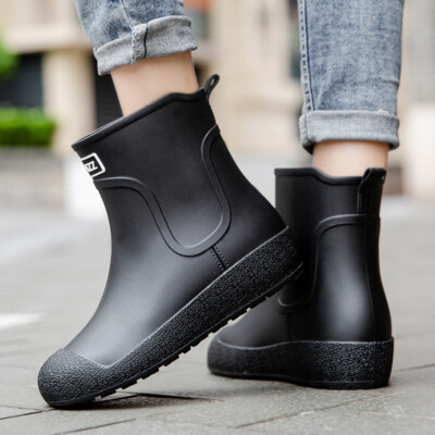 Mens low 2024 cut rain boots