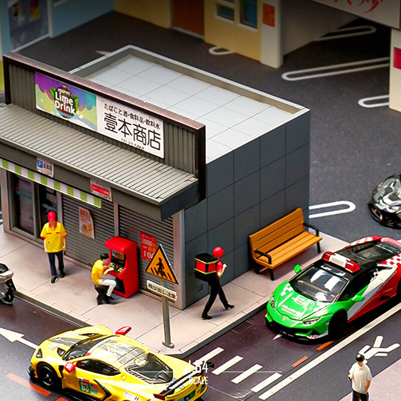 ☆ Garage Diorama Item SBC　　　　　　　　　　【限定品】 1/64 garage diorama stuff two highly detailed engines, fire