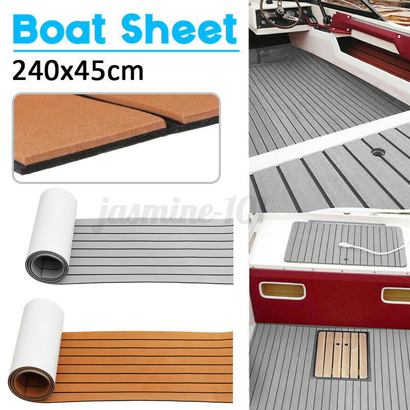 EVA Schaum Boot Yacht Bodenbelag-Matte Deck Teppich Selbstklebend Marine 240x45
