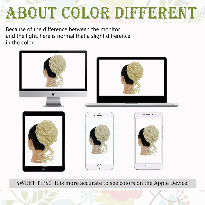 Extra Thick Clip in Messy Bun Hair Piece Extensions Hair Wedding Claw Updo Curly