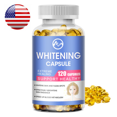 Glutathione Skin Whitening Pills Natural Anti Aging Supplement Collagen Capsules