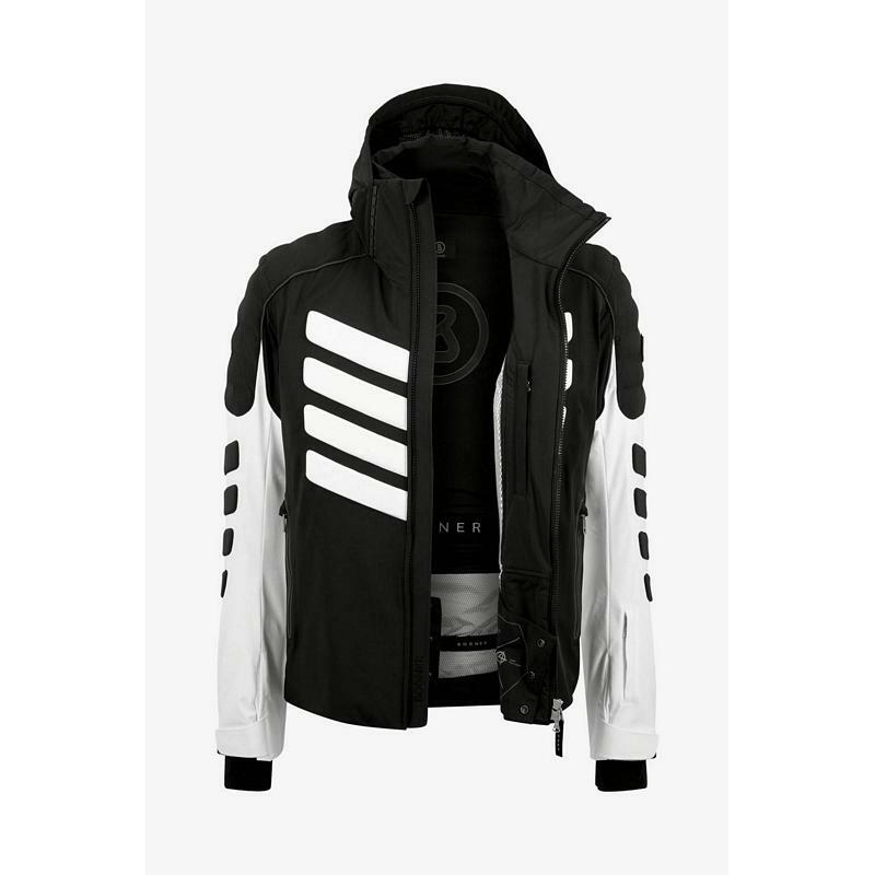 BOGNER LIAM INSULATED SKI JACKET BLACK-WHITE