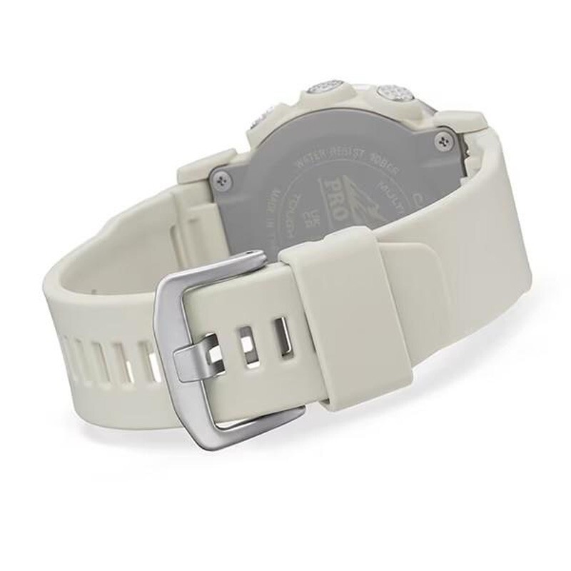 Pre-owned Casio Pro Trek Prw-35-7jf Climber Triple Sensor Digital Solar Atomic Men Watch