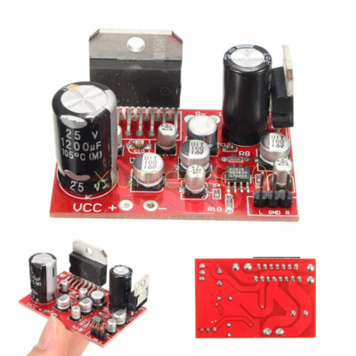 TDA7379 DC 12V 38W+38W Stereo Amplifier Board w/ AD828 Preamp super Than NE5532